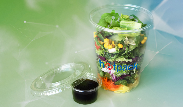 ILLIG unveils salad cup with a kick