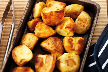 Roasting potatoes join range