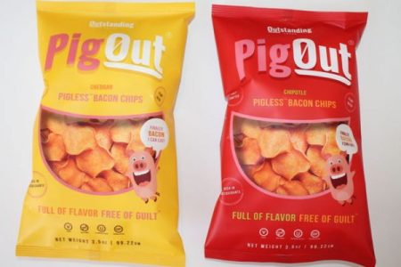 Outstanding Foods debuts its plant-based Bacon Chips