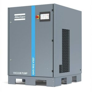 Oil‑sealed screw pump used for high‑speed vacuum in food packing and cooling applications