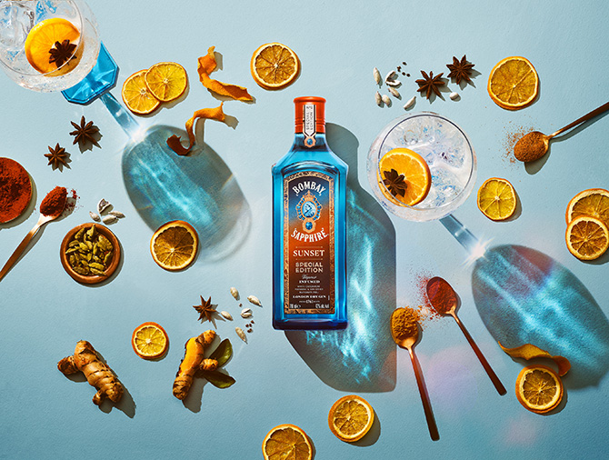 Bombay Sapphire creates new Sunset gin