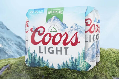 Coors Light eliminates 6-pack plastic rings globally