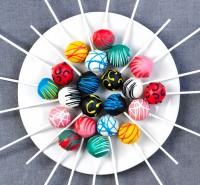 Colour Melts cake pop starburst