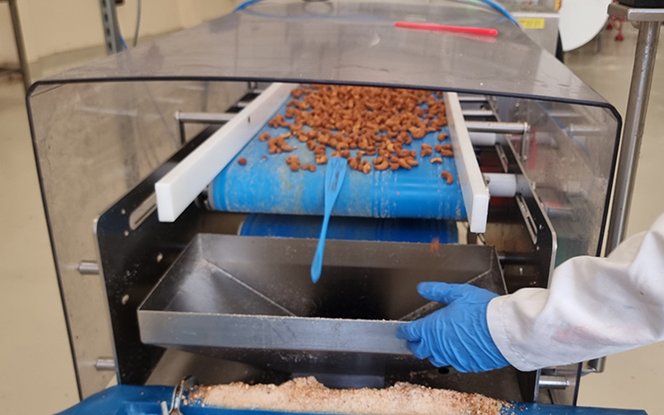 Sustainable nut supplier selects supermarket-spec conveyor metal detector