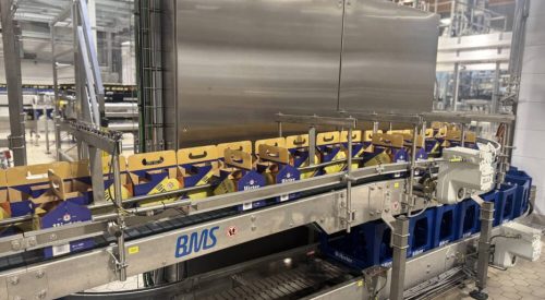 EOL Group dry end technology installed at brewery to improve packaging efficiency.
