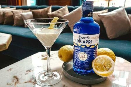 Limoncello Di Capri's irresistible cream liqueur makes a zesty splash