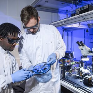 Quantum sensing equipment used in QSPEC project to detect food fraud with entangled photons