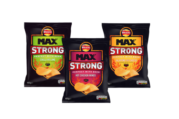 Walkers debuts new Max Strong spicy crisps