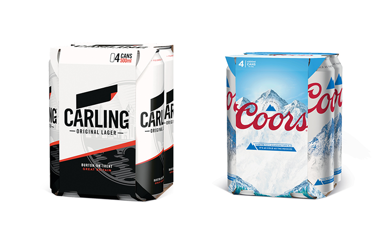 Molson Coors removes plastic rings from all major brands