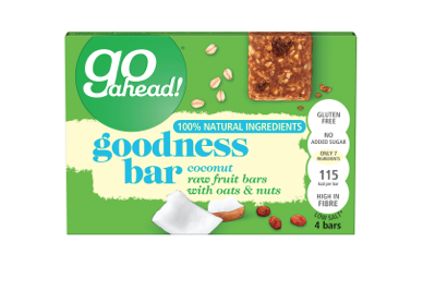 Go ahead! extends Goodness Bar range