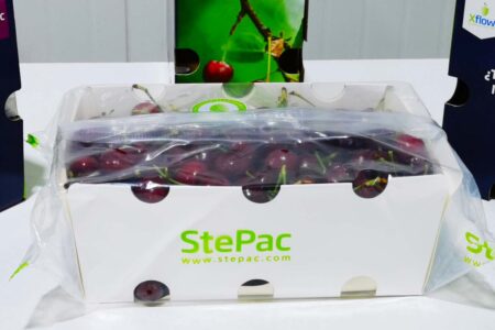 StePac's new packaging displays its benefits during the Chilean cherry season