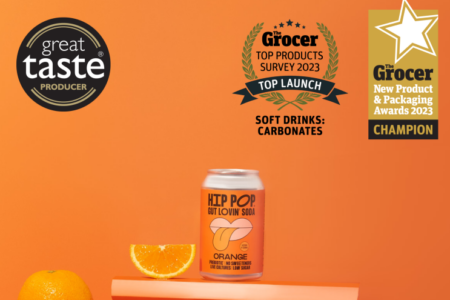 Hip Pop’s Gut Lovin’ Orange Soda makes waves after double Grocer Award win