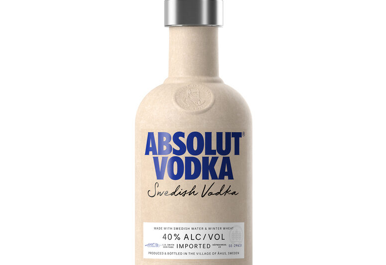 Absolut launches first-ever commercially available paper bottles in the UK