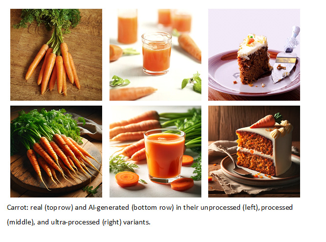 Artificially generated food images appear more appetising than their real counterparts