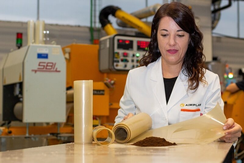 Aimplas produces plastic film from coffee waste