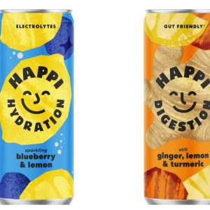 Happi functional hydration and digestion drinks by Belvoir Farm