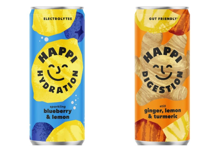 Happi functional hydration and digestion drinks by Belvoir Farm