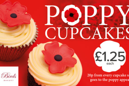 Birds Bakery supports Poppy Appeal 2020