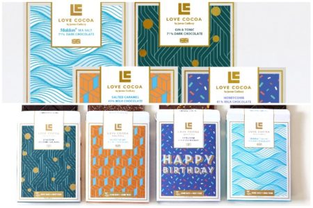 Love Cocoa launches bestselling bars on Ocado