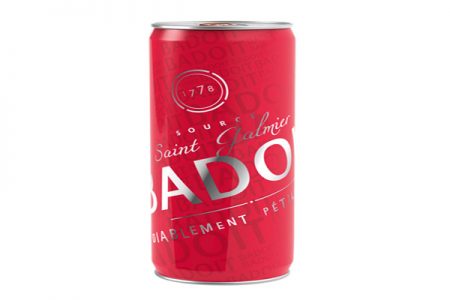 Sparkling water launched in cans