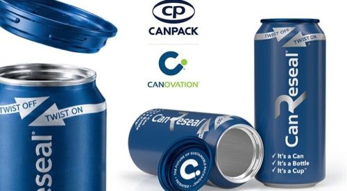 Canovation Canpack collaboration has announced CanReseal commercial launch as a resealable solution for aluminium cans