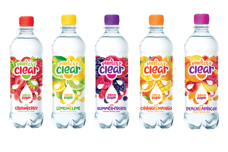 Clearly Drinks relaunches its Perfectly Clear range