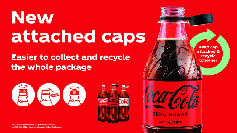 20 Coca Cola Red Please Recycle Me Crown Cap Bottle Tops 