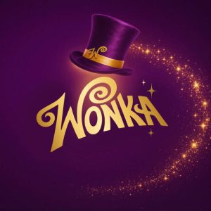 Promotional display of new Wonka-branded seasonal confectionery and chocolate products developed by Ferrero.