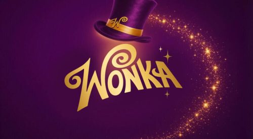 Promotional display of new Wonka-branded seasonal confectionery and chocolate products developed by Ferrero.