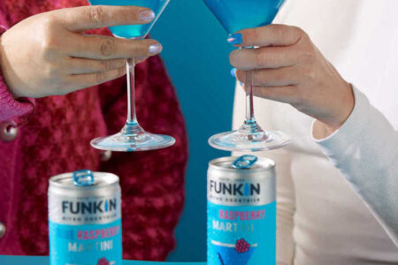 Funkin responds to Gen-Z's demand for nostalgic flavours with the Blue Raspberry Martini