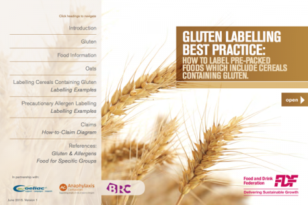 Gluten labelling guide launched