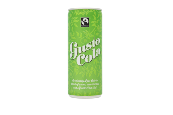 Natural cola in a can