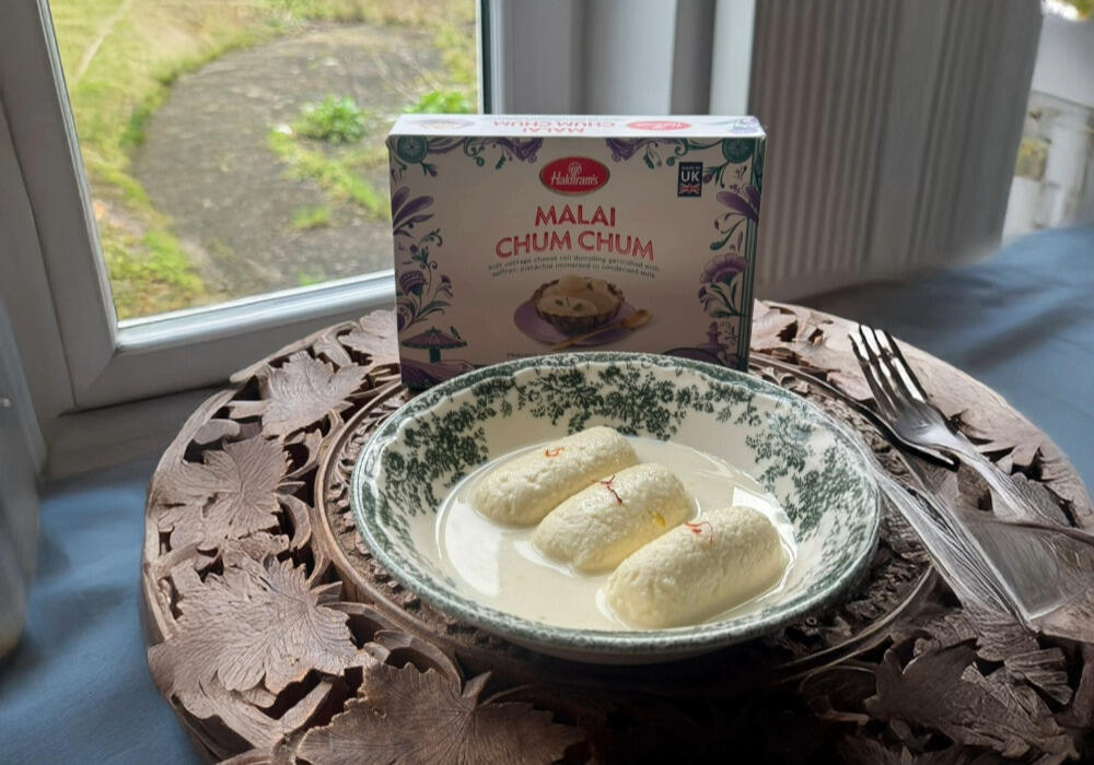 Haldiram’s UK enters luxury tier with Malahi Chum Chum dessert