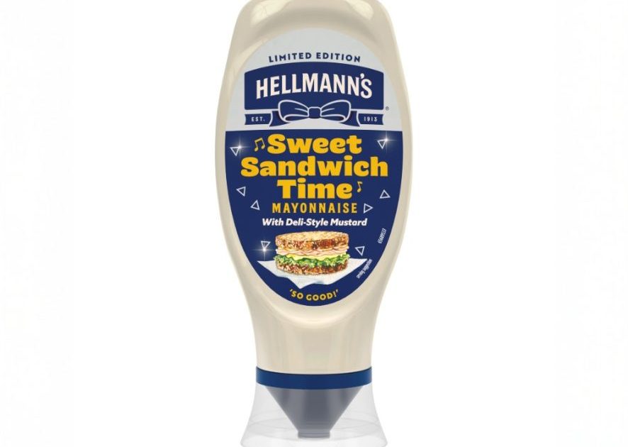 Hellmann’s Sweet Sandwich Time Mayonnaise and Mealtime Diamond Sandwich launched exclusively at Tesco.