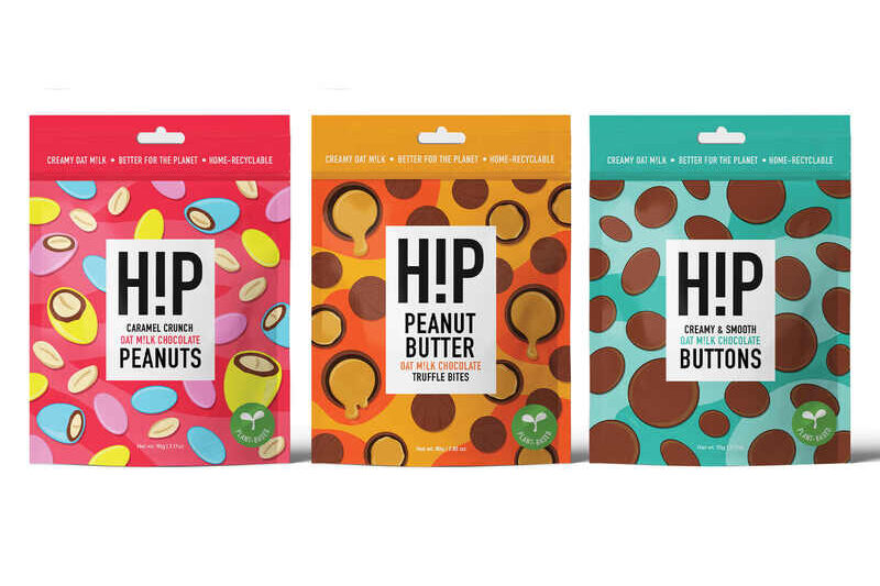 H!P goes bite-sized with new oat milk chocolate share pouches