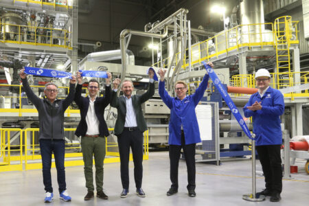 World’s first dedicated production line for sustainable and floatable shrink sleeve film opens in Poland