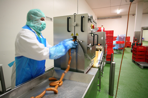 Inspection system sorts best from wurst