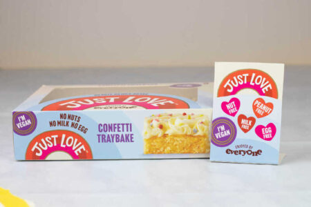 Just Love Food Company launches new Confetti Traybake for Allergy Awareness Week