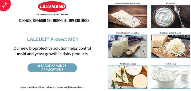 Lallemand releases powerful solution to control mould and yeast in dairy