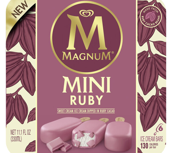 Magnum launches ice cream featuring ruby Food and Drink Technology