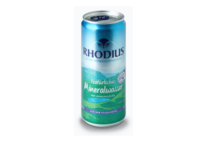 Mineral water in a can launched in Germany