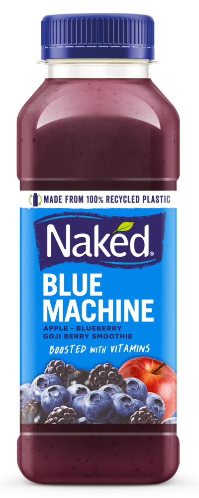 Naked becomes only juice and smoothie brand to offer a bottle made from 100% recycled plastic
