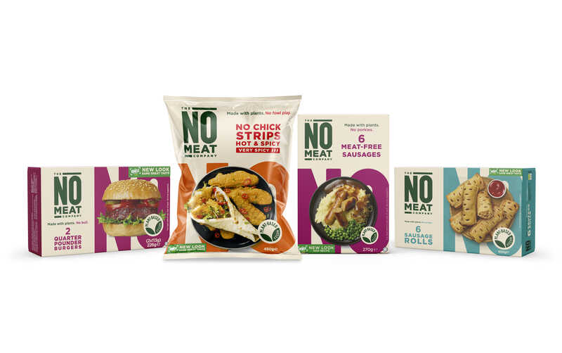 The No Meat Company introduces new brand and pack design