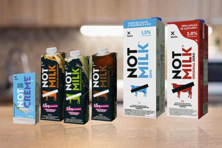 NotCreme and NotMilk High Protein products in combismile carton packs