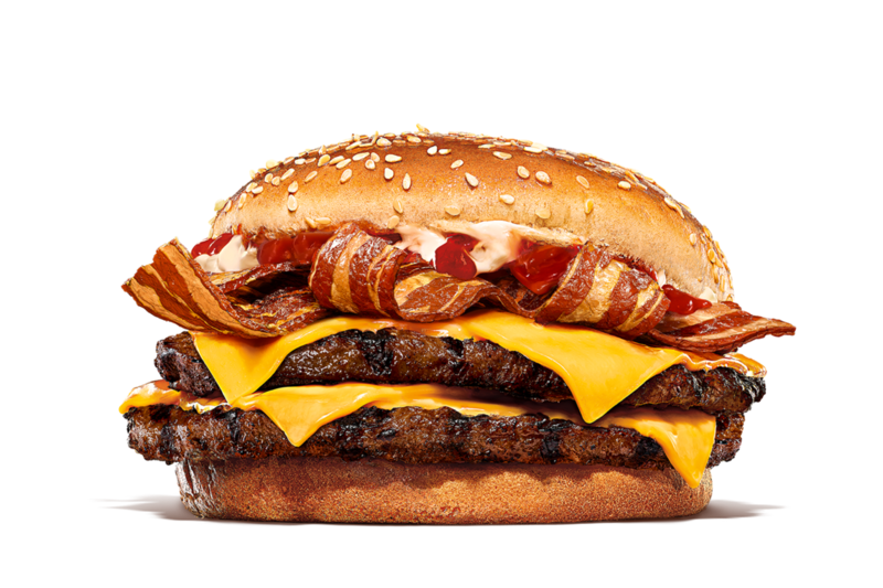 Burger King to launch three new ‘Bakon King’ plant-based Violife cheeeze burgers