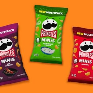 Multipack bags of Pringles Minis