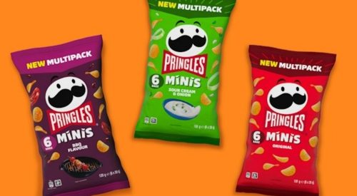 Multipack bags of Pringles Minis
