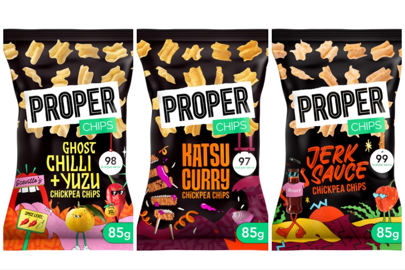 Proper Snacks unveils fresh chickpea line-up
