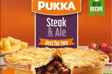 Pukka gives popular Just For Two pie range eye-catching new look