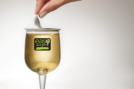 Ready-to-drink wine glass with multilayer sheet